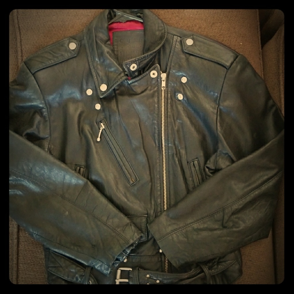 Women's leather jacket